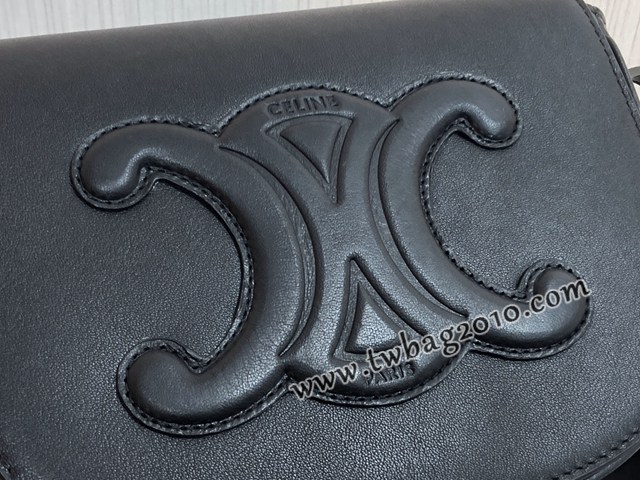 Celine專櫃2023全新CUIR TRIOMPHE系列單肩斜挎包 賽琳新版馬鞍包 sldj2423